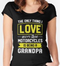 Motorrad Bike Moped 125 ccm 50 Roller Tailliertes Rundhals-Shirt