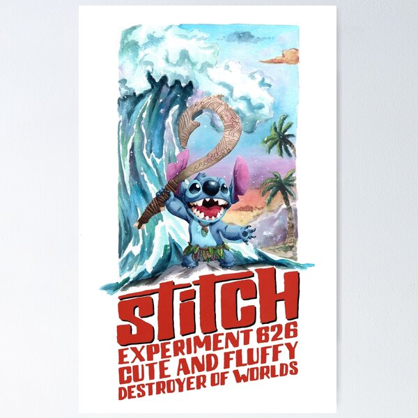 Stitch And Fizz Disney Lilo And Stitch Poster