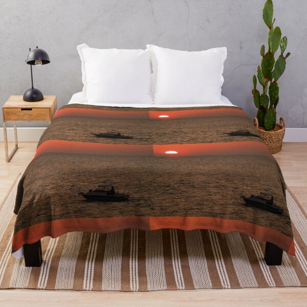 Item preview, Sunrise Fishing Boat designed and sold by FabPosters4Less.