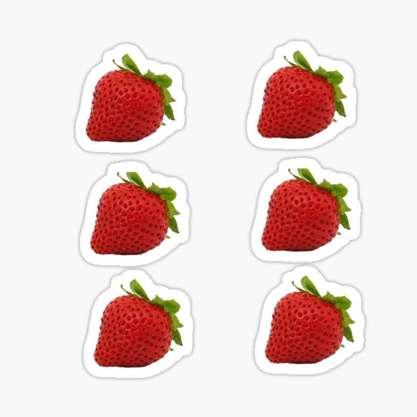 "Strawberry sticker pack !" Sticker for Sale by TimTron | Redbubble