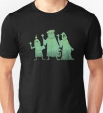 Hitch-hiking Christmas Ghosts Slim Fit T-Shirt