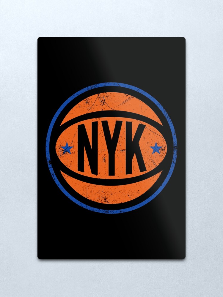 Alternate view of NYK Retro Ball - Black Metal Print