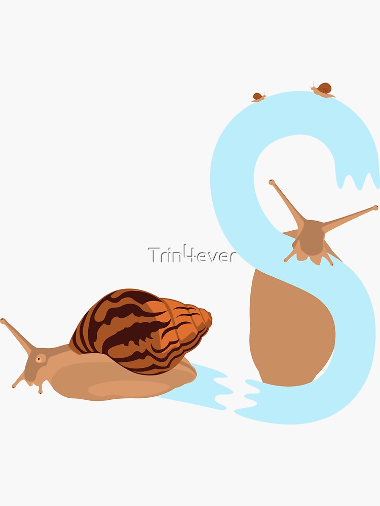 Pet snail with letter S by Trin4ever