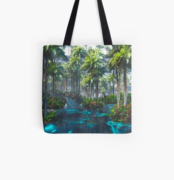 The Floating Garden All Over Print Tote Bag