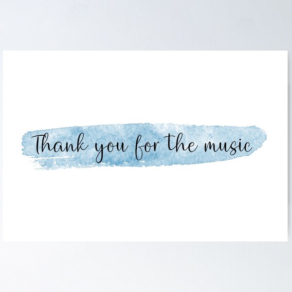 Item preview, Thank You For the Music  designed and sold by Theatre Thoughts.