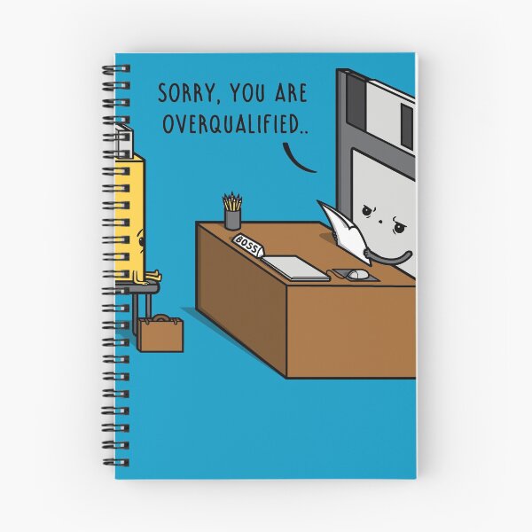 Item preview, Overqualified! designed and sold by Raffiti.