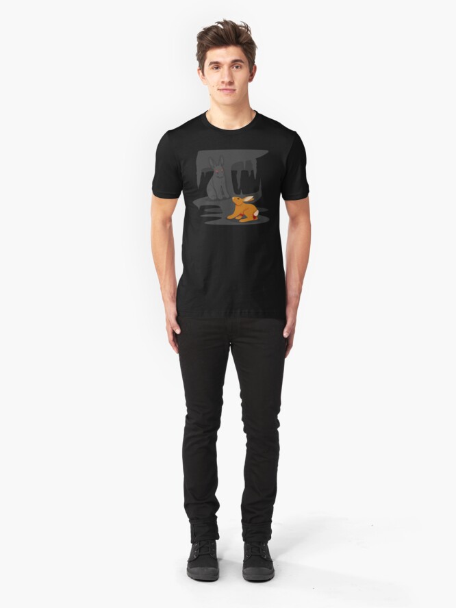 Alternate view of El-ahrairah and the Black Rabbit of Inlé Slim Fit T-Shirt