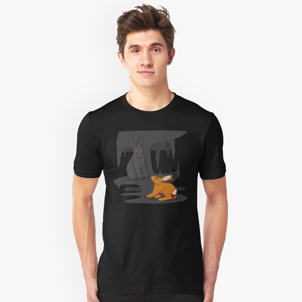 El-ahrairah and the Black Rabbit of Inlé Slim Fit T-Shirt