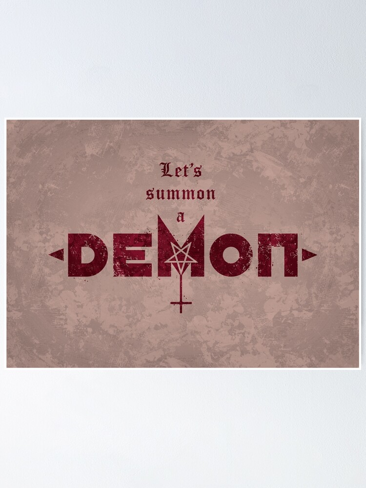Alternate view of Let's Summon a Demon Poster