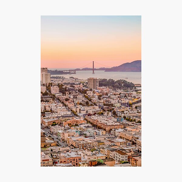 Item preview, San Francisco Sunset Skyline designed and sold by Munchieswithm.