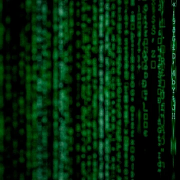 Artwork thumbnail, Matrix Computer Data pattern by deesnutz69