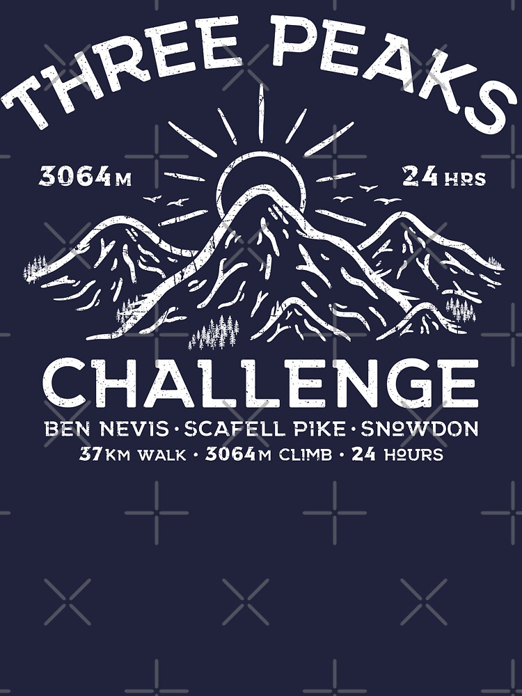 three peaks challenge t shirt