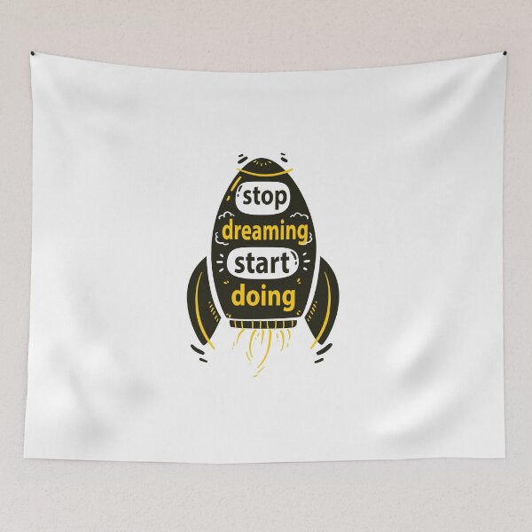 Item preview, stop dreaming start doing designed and sold by MallsD.