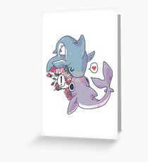 Sharky Smooches Greeting Card