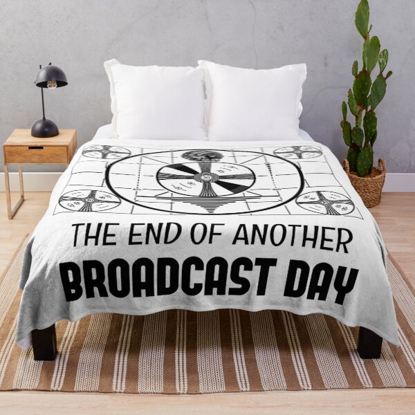 Item preview, End Of Another Broadcast Day | Vintage T.V. Test Pattern designed and sold by PureCreations.