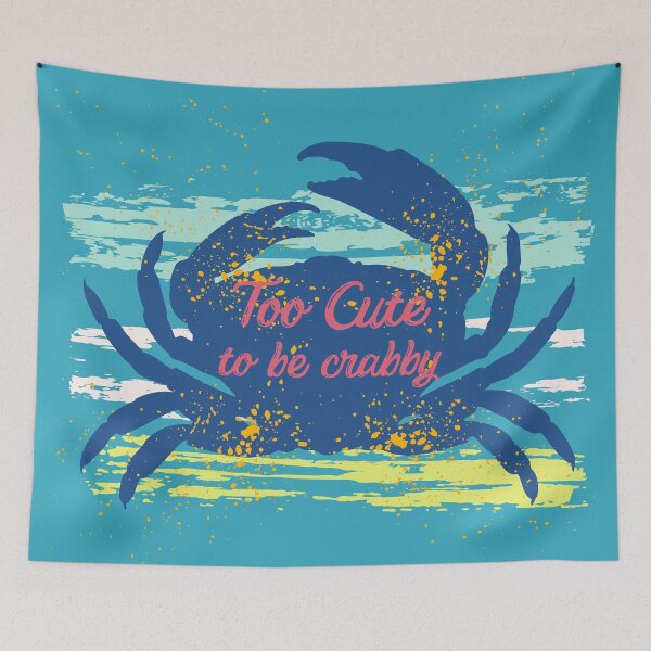 Item preview, Too Cute, to be crabby! designed and sold by infinitygrafix.