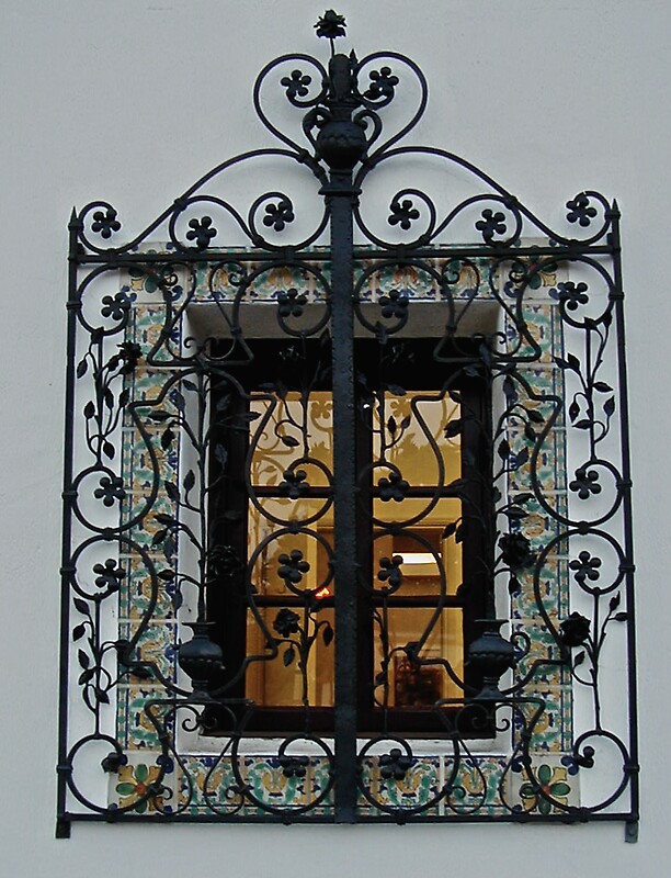 "wrought iron screen" by petalpress Redbubble