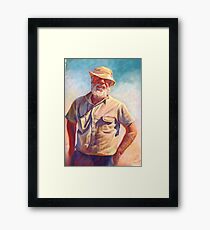 'Hot Day at Tarcombe' Framed Print