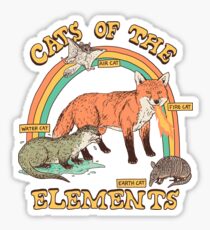 Cats of The Elements Sticker
