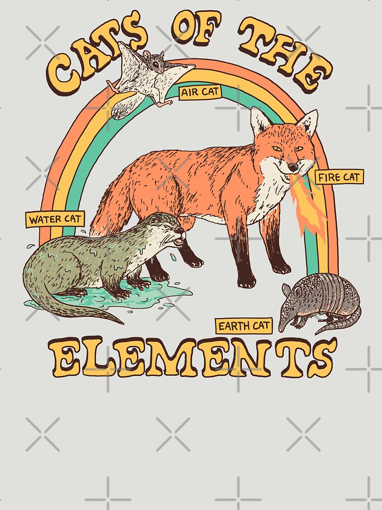 Thumbnail 7 von 7, Essential T-Shirt, Katzen der Elemente designt und verkauft von wytrab8.