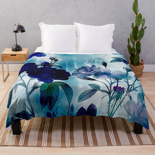 Item preview, Wonderful blue floral design designed and sold by nicky2342.