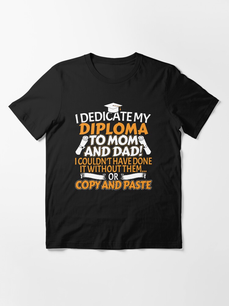 I Dedicate My Diploma to Mom and Dad Graduation Design For High School Grad Fashion Zip Tote Bag I Dedicate My Diploma to Mom and Dad Graduation Design For High School Grad Fashion Zip Tote Bag