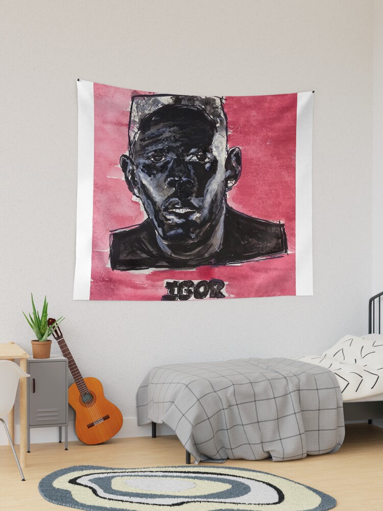 YNREMM Rapper Tyler The Creator IGOR Album Cover Signed Posters for room  aesthetic Music Canvas Poster 12x18 inches unframed