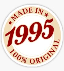 Born in 1995 Vintage Sticker