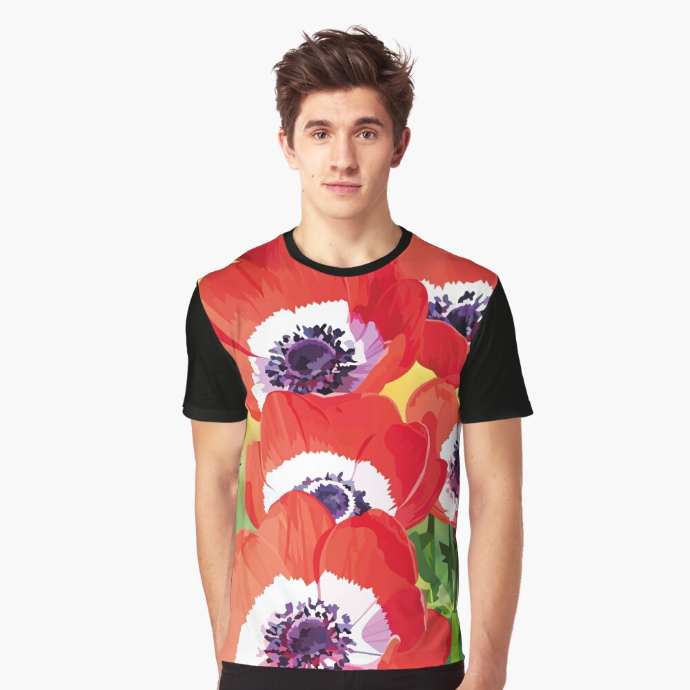 Red poppies Graphic T-Shirt
