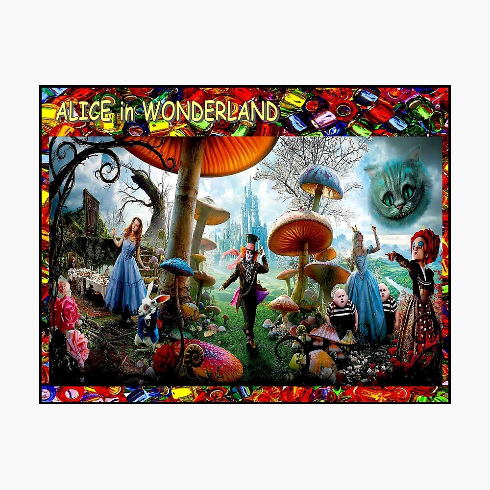 145019 Alic in Wonderland print poster manifesto 