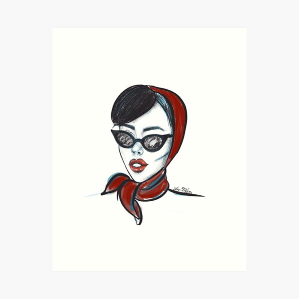 Fashion Girl Art Print