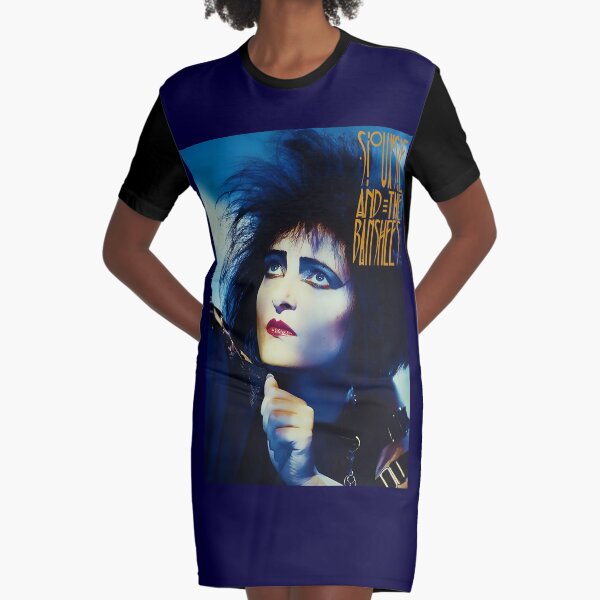 Siouxsie And The Banshees Illustration Graphic T-Shirt Dress