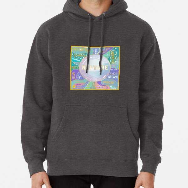 Neptune Planetary Ruler of Pisces Pullover Hoodie