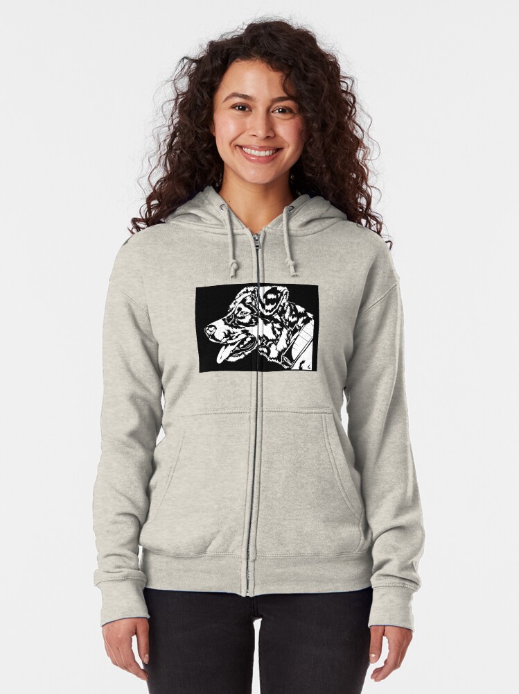 be happy black and white hoodie