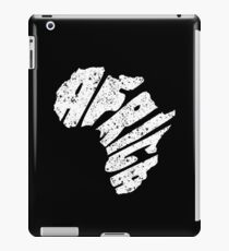 Afrika Umriss Weiß iPad-Hülle & Klebefolie