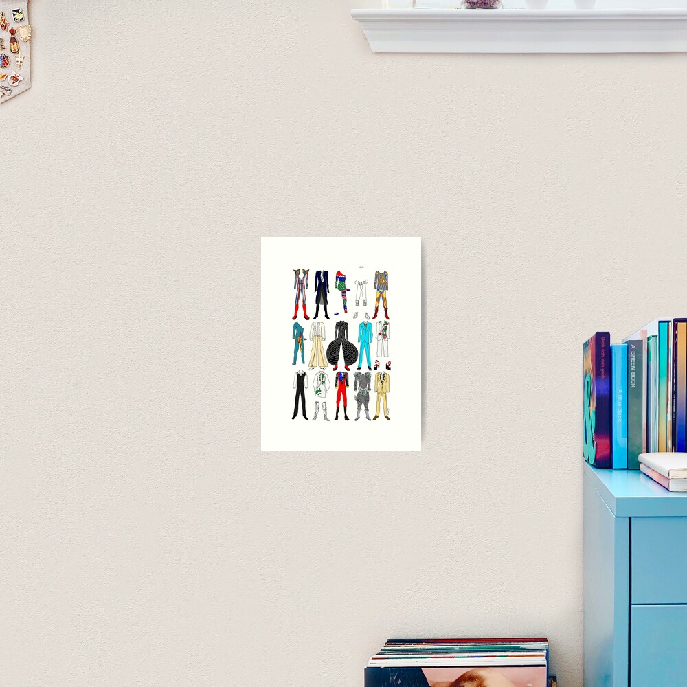 Star Costumes 1 Bowie Art Print