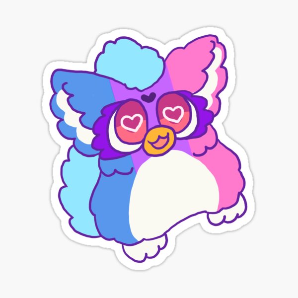 Bisexual Pride Furby Sticker