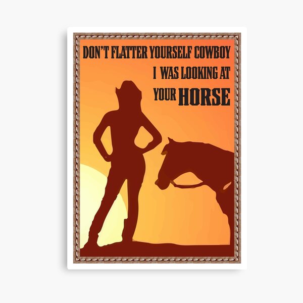 soft cowboy Canvas Print
