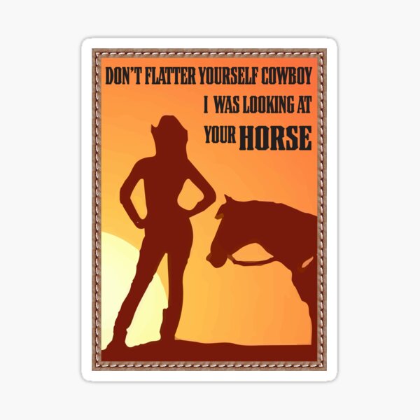 soft cowboy Sticker
