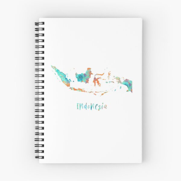Item preview, Indonesia map, Indonesia designed and sold by Rosaliartbook.