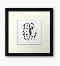 Paul Dirac by 9JD Framed Print