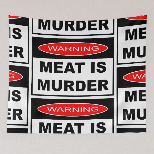 Item preview, WARNING - MEAT IS MURDER designed and sold by sociographix.