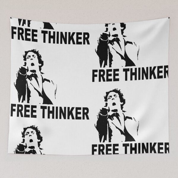 Item preview, SCREAMING AT THE FREE THINKER designed and sold by sociographix.
