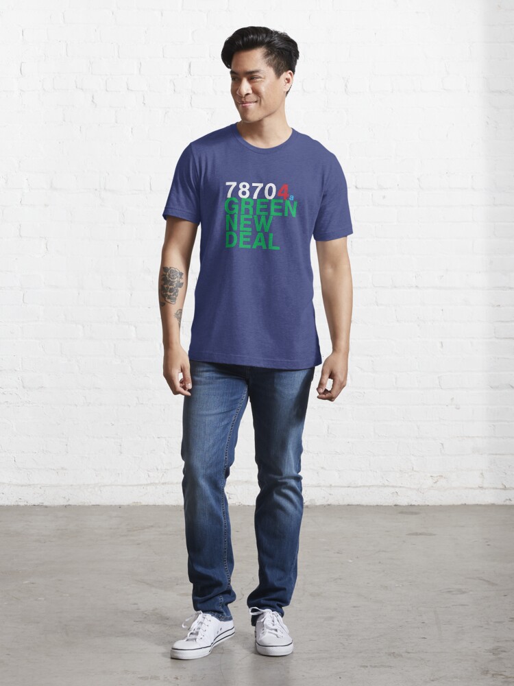 Alternate view of Austin 78704 for a Green New Deal Essential T-Shirt