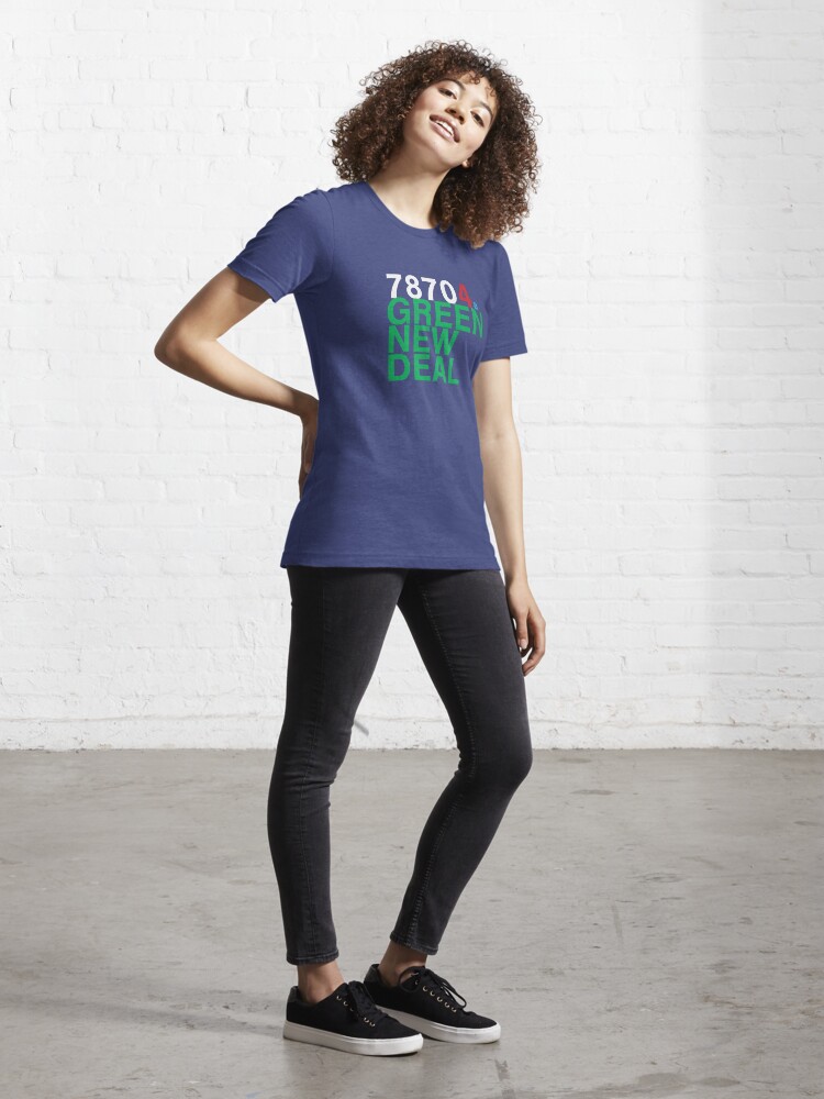 Alternate view of Austin 78704 for a Green New Deal Essential T-Shirt