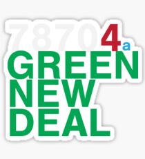 Austin 78704 for a Green New Deal Sticker