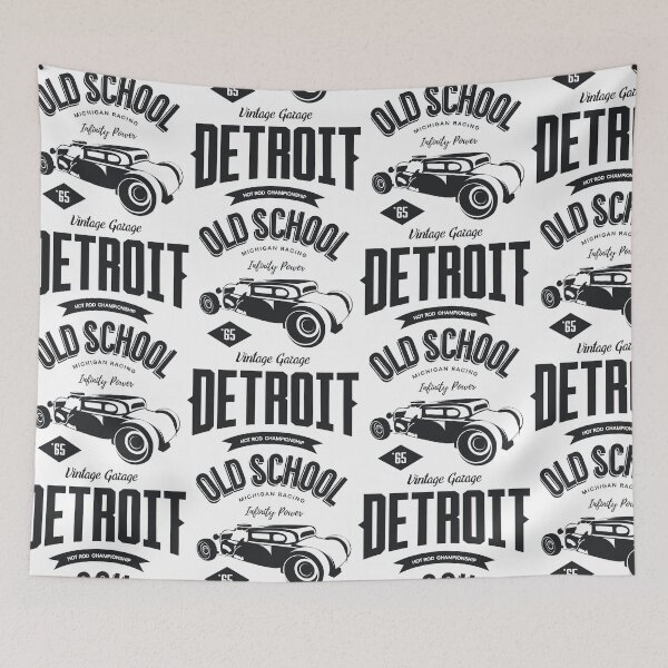 Artikelvorschau, Old School Detroit Racing klassischer Hot Rod entworfen und verkauft von extrisiceye.