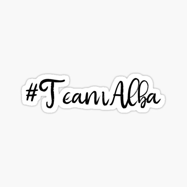 #TeamAlba Sticker