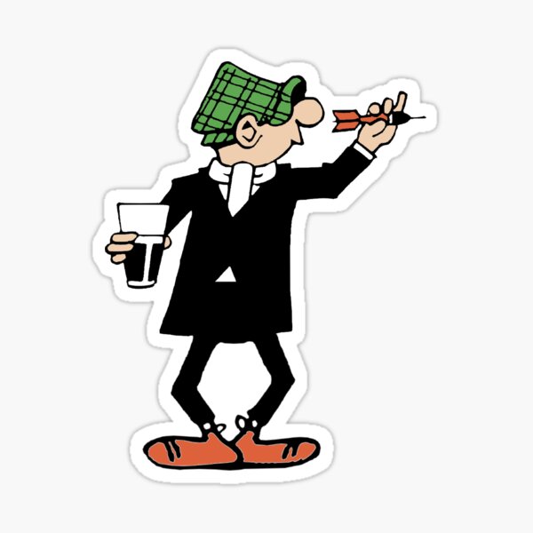 ANDY CAPP DARTS Sticker