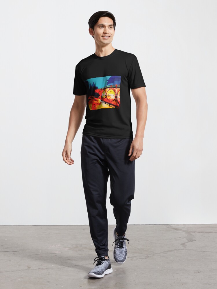 Thumbnail 5 of 7, Active T-Shirt, Unnamed Bridge Work designed and sold by RevScarecrow.